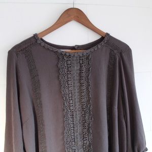 3/$30 Lace Detail Maurices Blouse sz. 2